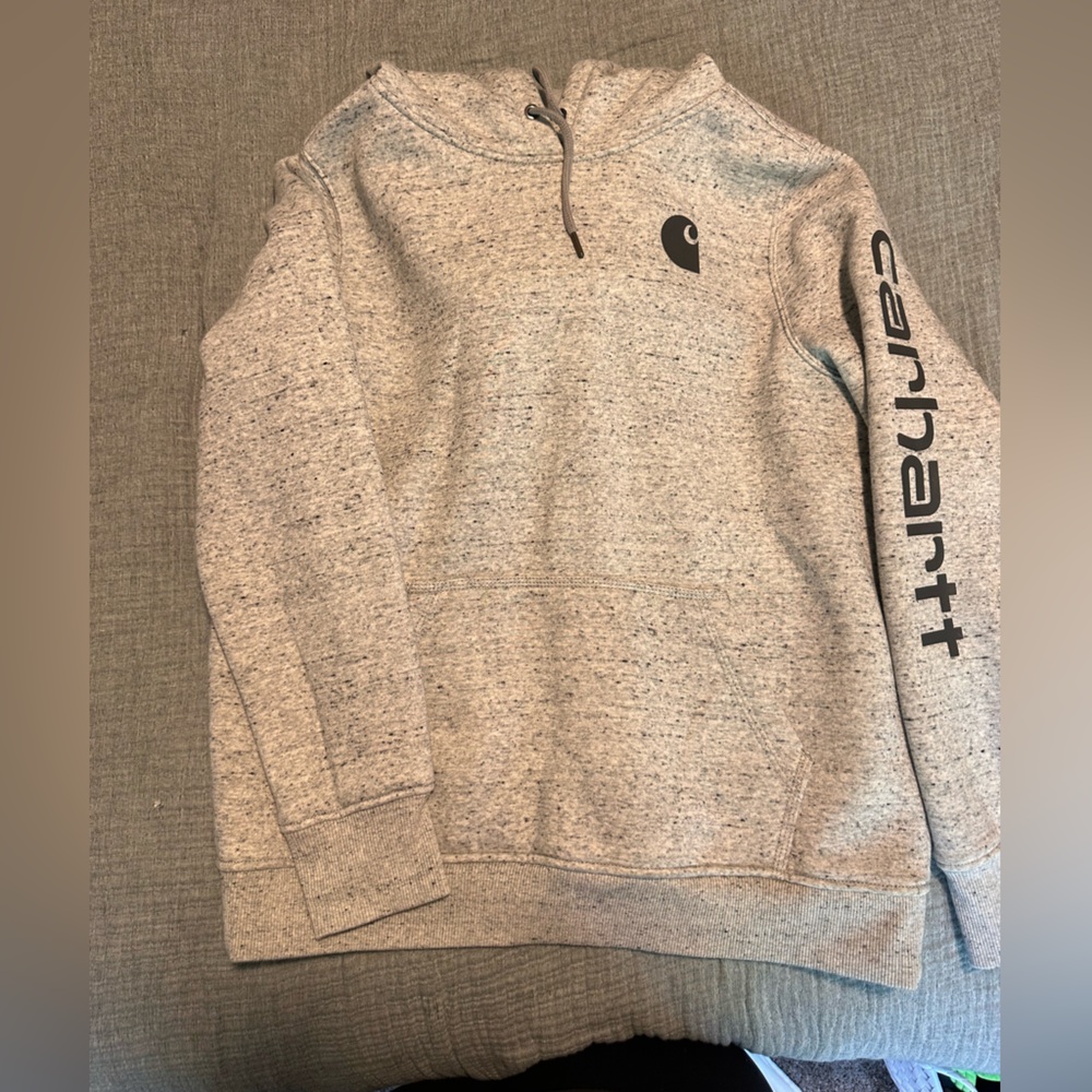 Carhartt Women's Gray Hoodie with Logo